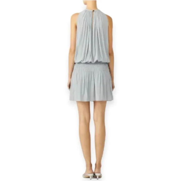 Ramy Brook Paris Drop Waist Sleeveless Pleated Mini Dress Lightweight Event XS - Picture 2 of 16